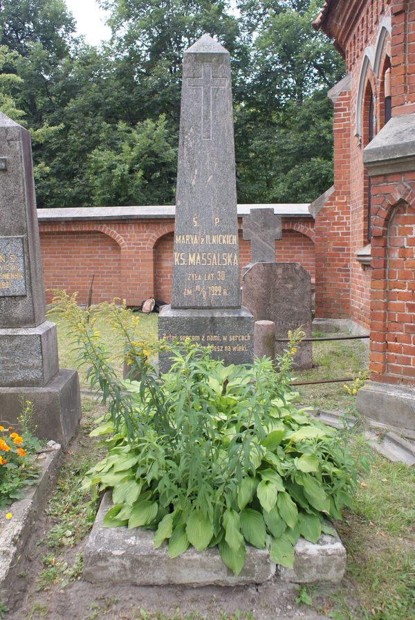 Tombstone of Maria Massalska, Ross cemetery, state of 2013