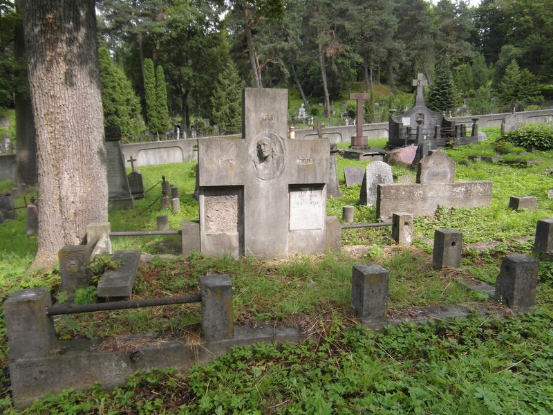 Grobowiec Pauliny i Wacława-Piotra Kwiatkowskich, cmentarz na Rossie w Wilnie, stan z 2014