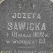 Fotografia przedstawiająca Tombstone of Józefa Sawicka