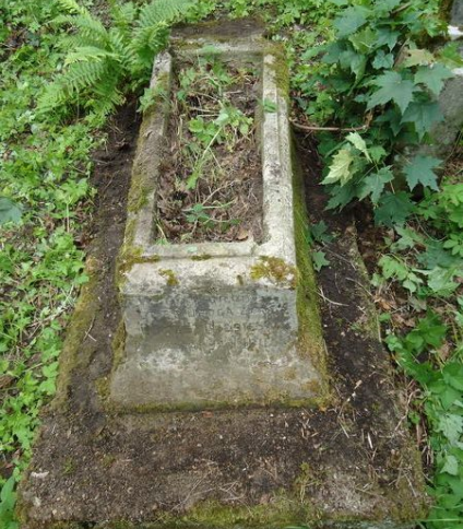 Nagrobek Tekli Ciunowiczowej, cmentarz na Rossie w Wilnie, stan z 2013