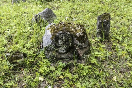 Nagrobek [B]olesława Wołk - K[arcze]wskiego, cmentarz Na Rossie w Wilnie, stan z 2013 r.