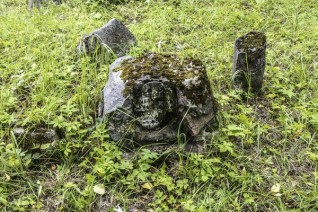 Nagrobek [B]olesława Wołk - K[arcze]wskiego, cmentarz Na Rossie w Wilnie, stan z 2013 r.