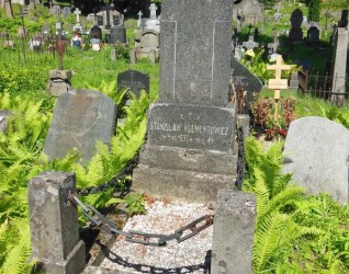 Nagrobek Stanisława Klementowicza, cmentarz Na Rossie w Wilnie, stan z 2013