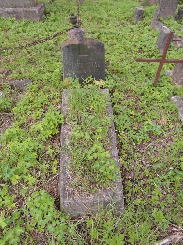 Nagrobek Marii i Piotra Graków, cmentarz na Rossie w Wilnie, stan z 2014