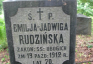 Fotografia przedstawiająca Tombstone of Emilia Jadwiga Rudzinska