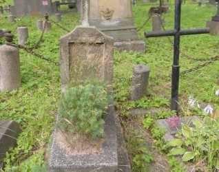 Nagrobek Ferdynanda Hermanowicza, cmentarz na Rossie w Wilnie, stan z 2014