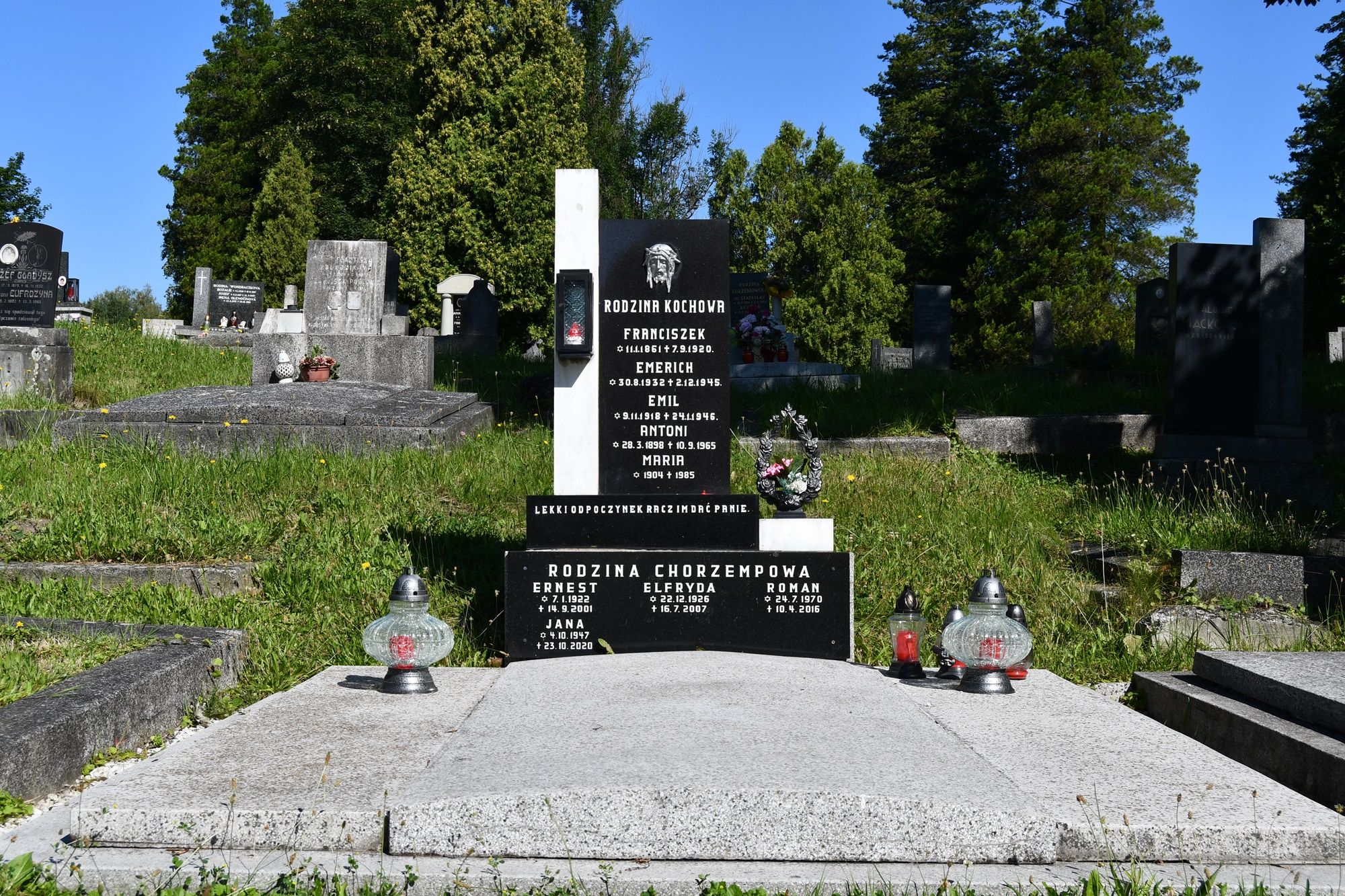 Fotografia przedstawiająca Tombstone of the Kochov and Chorzempov Families