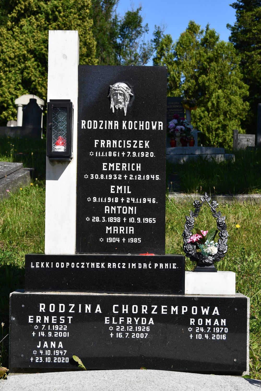 Fotografia przedstawiająca Tombstone of the Kochov and Chorzempov Families