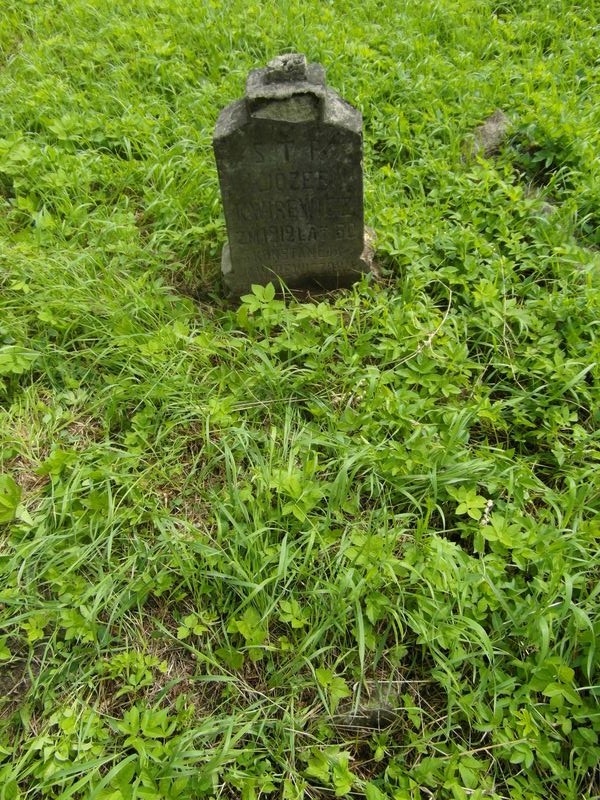 Tombstone of Jozef and Constance Kvirevich, Rossa cemetery in Vilnius, as of 2014