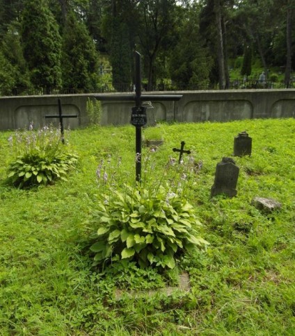 Nagrobek Jacydy Zylińskiej, cmentarz na Rossie w Wilnie, stan z 2014