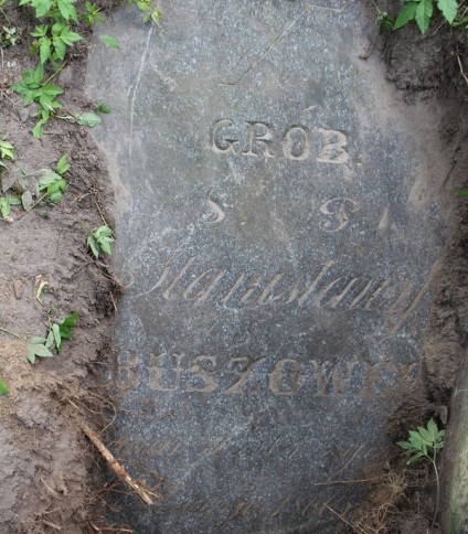 Nagrobek Stanisławy Busz, cmentarz Na Rossie w Wilnie, stan z 2013