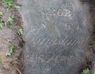 Nagrobek Stanisławy Busz, cmentarz Na Rossie w Wilnie, stan z 2013