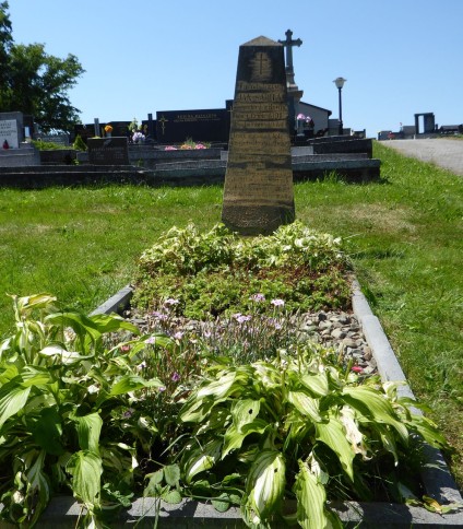 Nagrobek Jana Sabela z cmentarza czeskiej części Śląska Cieszyńskiego, stan z 2022 r.