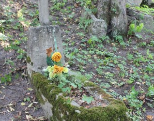 Nagrobek Adolfa Mamczyca, cmentarz Na Rossie w Wilnie, stan z 2013