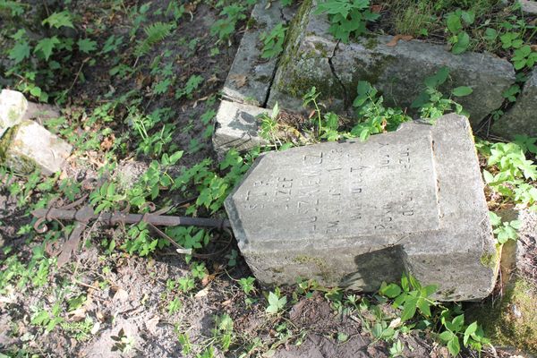 Tombstone of Jozef Yushkevich, Na Rossie cemetery in Vilnius, as of 2013