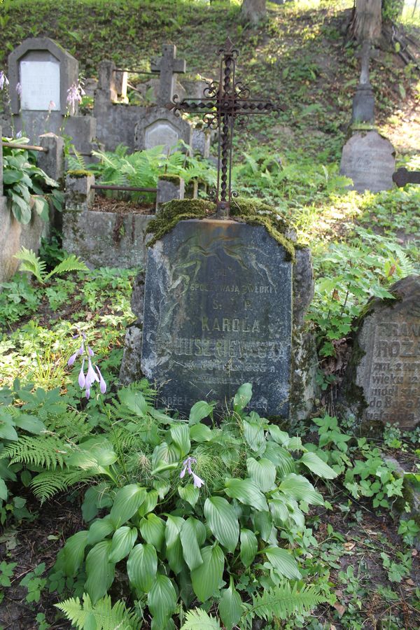 Tombstone of Karol Yushkevich, Na Rossie cemetery in Vilnius, as of 2013