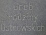 Photo montrant Tombstone of the Ostrowski family