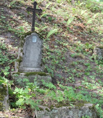 Nagrobek Józefa Zawadzkiego, cmentarz Na Rossie w Wilnie, stan z 2013