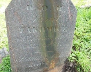 Nagrobek Elżbiety Kopeć i Pawła Żakowicza, cmentarz na Rossie w Wilnie, stan z 2013