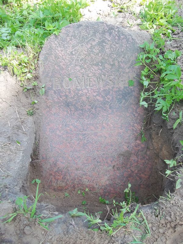 Надгробок Магдалени Проневської на кладовищі Родсса у Вільнюсі, станом на 2014 рік