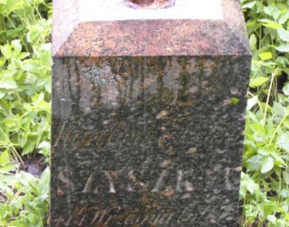 Nagrobek Karoliny Szyszkin, cmentarz na Rossie w Wilnie, stan z 2013