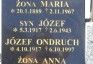 Photo montrant Tombstone of the Sztemon and Ondruch families