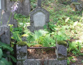 Nagrobek Wandy Sienkiewicz, cmentarz Na Rossie w Wilnie, stan z 2013