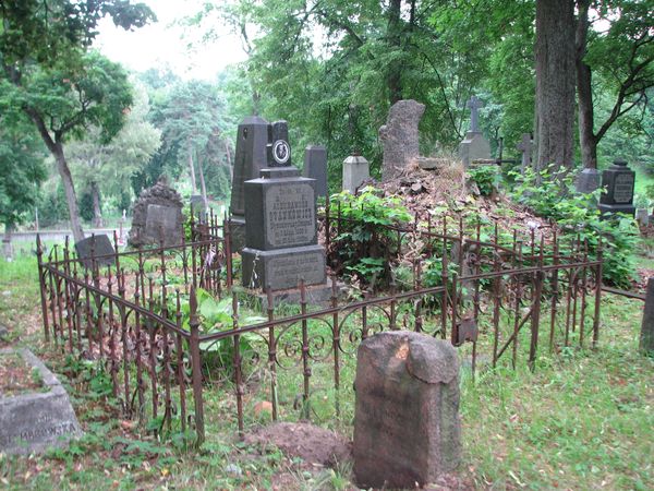 Tombstone of Alexander Stankovich, Ross cemetery in Vilnius, as of 2014.