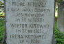 Fotografia przedstawiająca Tombstone of Irena, Michal and Victor Kotowicz