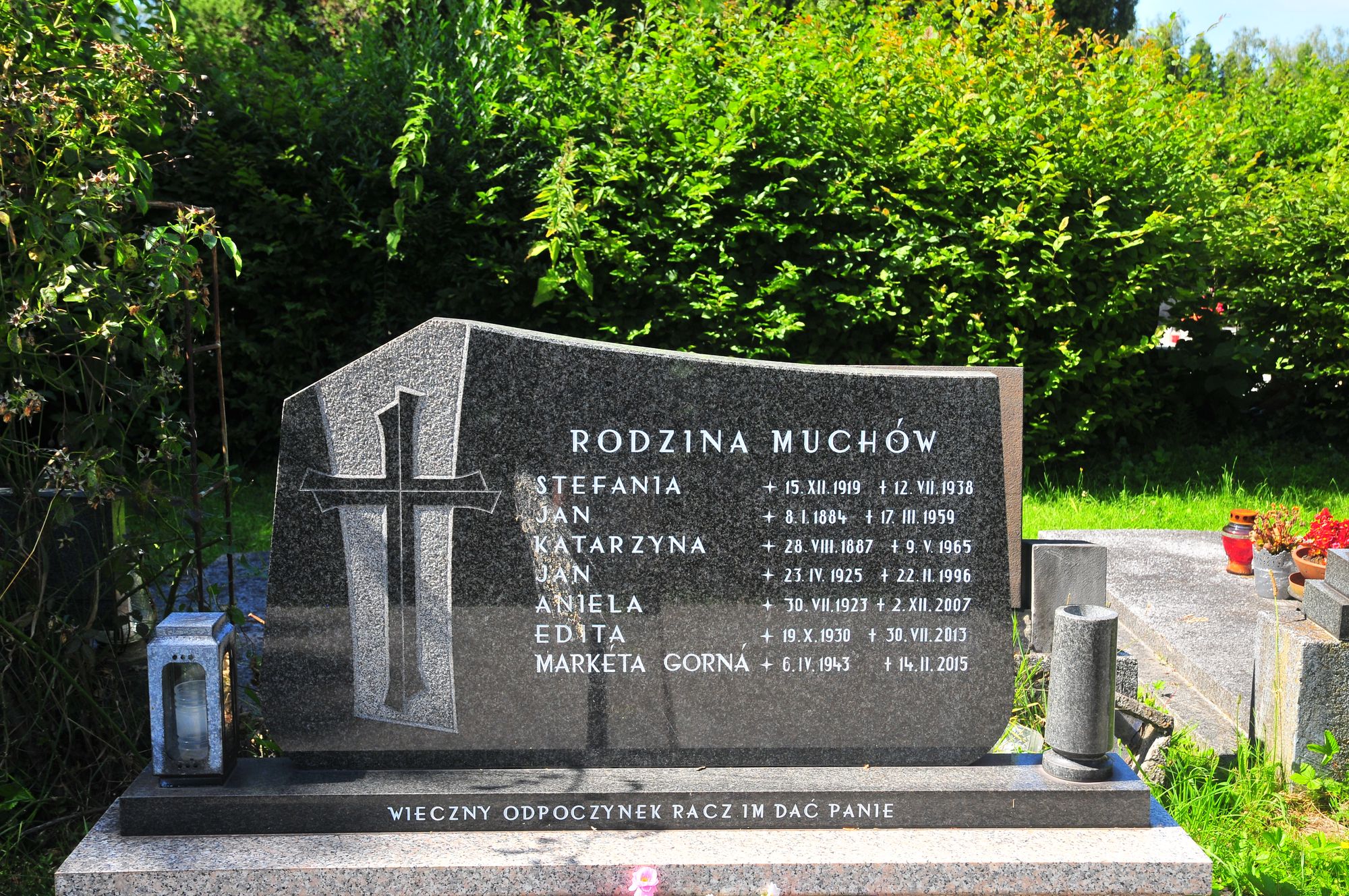 Tombstone of the Mucha family