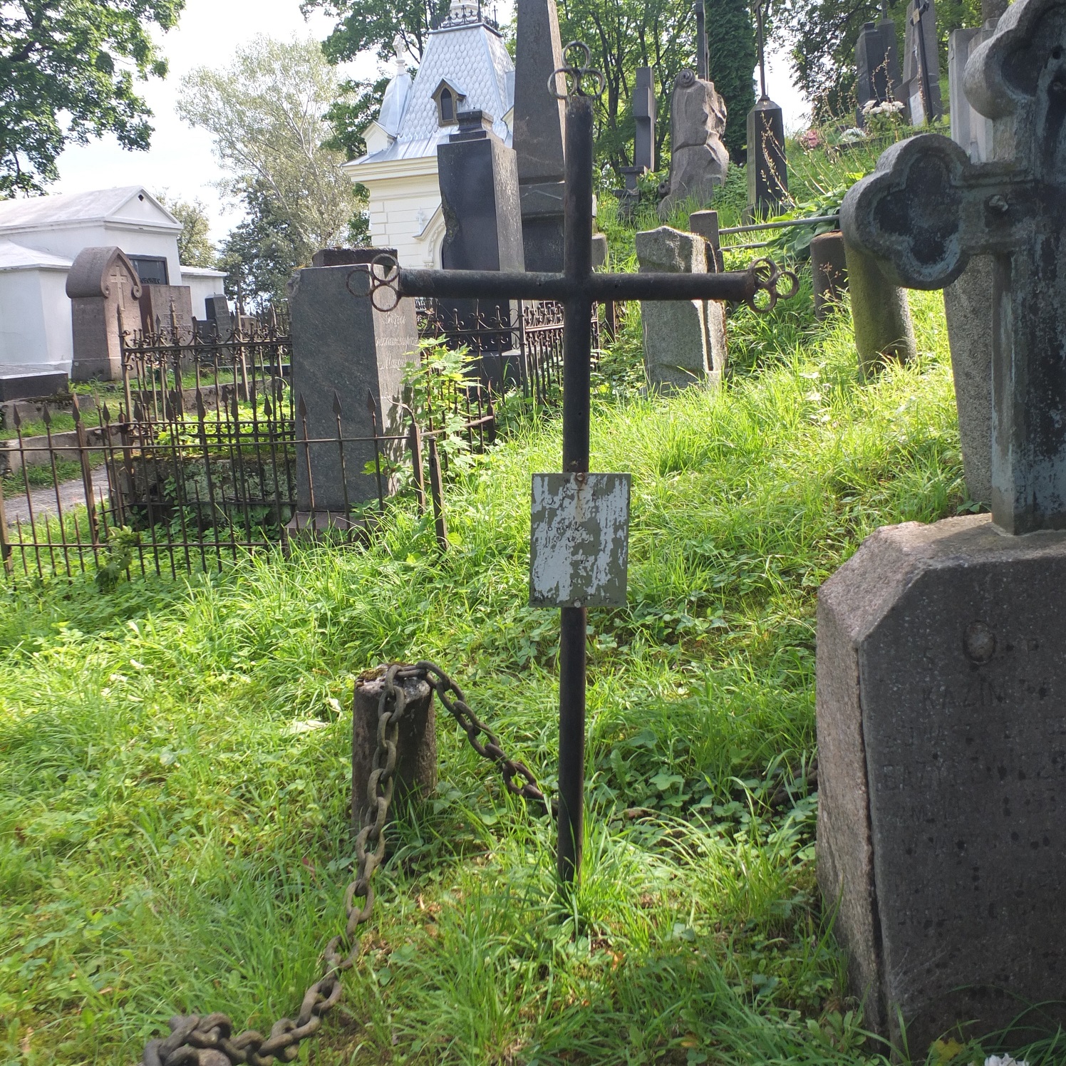 Nagrobek Dominiki N.N., cmentarz Na Rossie w Wilnie, stan z 2013 r.