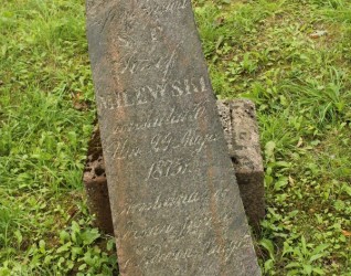 Nagrobek Józefa Milewskiego, cmentarz Na Rossie w Wilnie, stan z 2013 r.