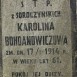 Fotografia przedstawiająca Tombstone of Karolina Bohdanowicz