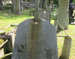 Nagrobek Teofili Przyjałgowskiej, cmentarz Na Rossie w Wilnie, stan z 2014 r.