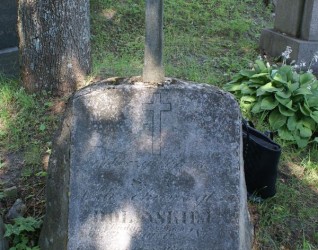 Nagrobek Tekli Dolińskiej, cmentarz na Rossie w Wilnie, stan z 2013 r.