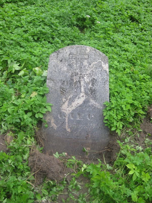 Tombstone of Antoni Giec, Rossa cemetery in Vilnius, as of 2013