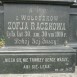 Fotografia przedstawiająca Tombstone of Zofia Raczko