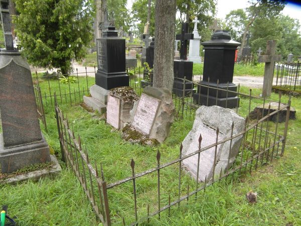 Tombstone of Pelagia Kobylinska, Na Rossa cemetery in Vilnius, as of 2013.