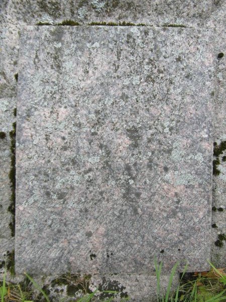 Fragment of Łucja Kobylińska's tombstone, Na Rossie cemetery in Vilnius, as of 2013.