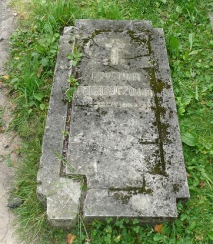 Nagrobek Krystyny Rodziewicz, cmentarz Na Rossie w Wilnie, stan z 2013 r.