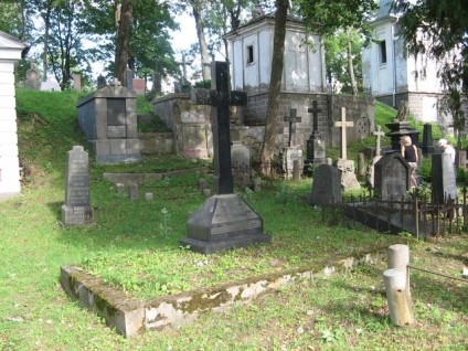 Nagrobek Jana i Zofii Arciszewskich, cmentarz na Rossie w Wilnie, stan z 2013