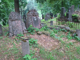 Nagrobek Waleriana Jeżewskiego, cmentarz na Rossie w Wilnie, stan na 2014 r.