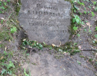 Nagrobek Bronisława Chodżko, cmentarz na Rossie w Wilnie, stan na 2014 r.