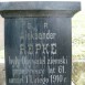 Fotografia przedstawiająca Tombstone of Alexander Repke