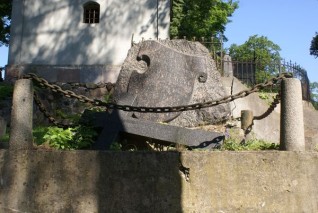 Nagrobek Ludwiki Sołtan, cmentarz na Rossie w Wilnie, stan z 2013 r.