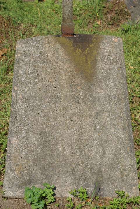 Fragment of the tombstone of Antoni and Józef Cwiecinski, Ross Cemetery in Vilnius, as of 2013.
