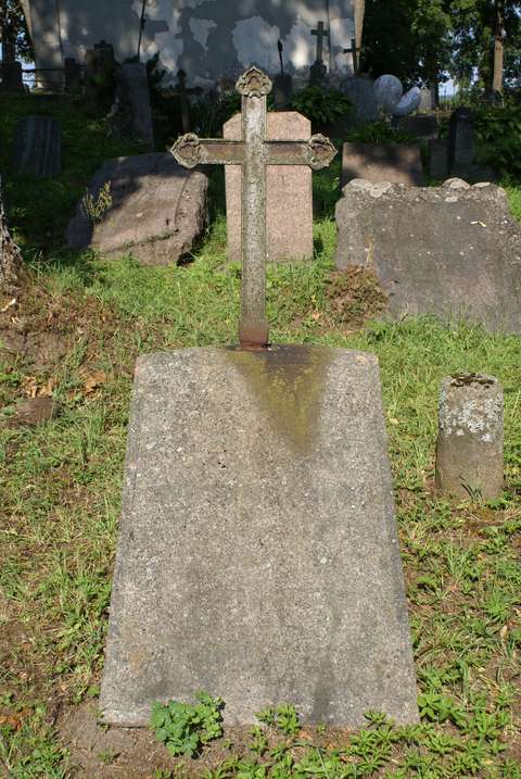 Tombstone of Antoni and Josef Cwiecinski, Ross Cemetery in Vilnius, as of 2013.