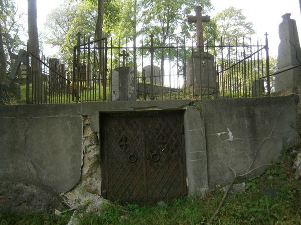 Grobowiec Aleksandra i Anny Małachowskich, cmentarz Na Rossie w Wilnie, stan z 2013