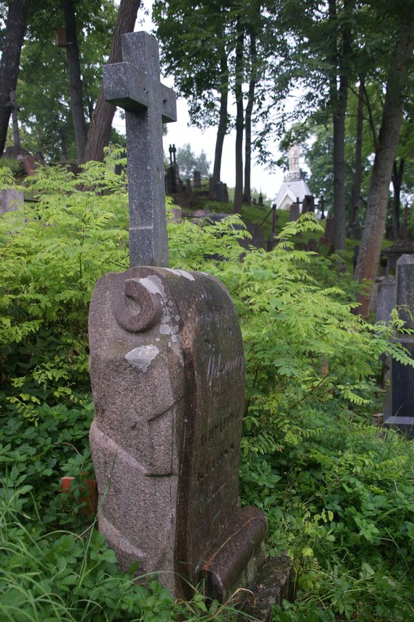 Grobowiec Aleksandry Klioss, cmentarz Na Rossie w Wilnie, stan z 2013