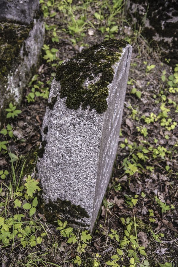 Fragment of Alexandra Iluk's gravestone, Na Rossie cemetery in Vilnius, as of 2013.